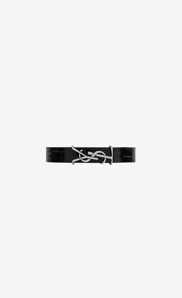 Ysl Leather Bracelet