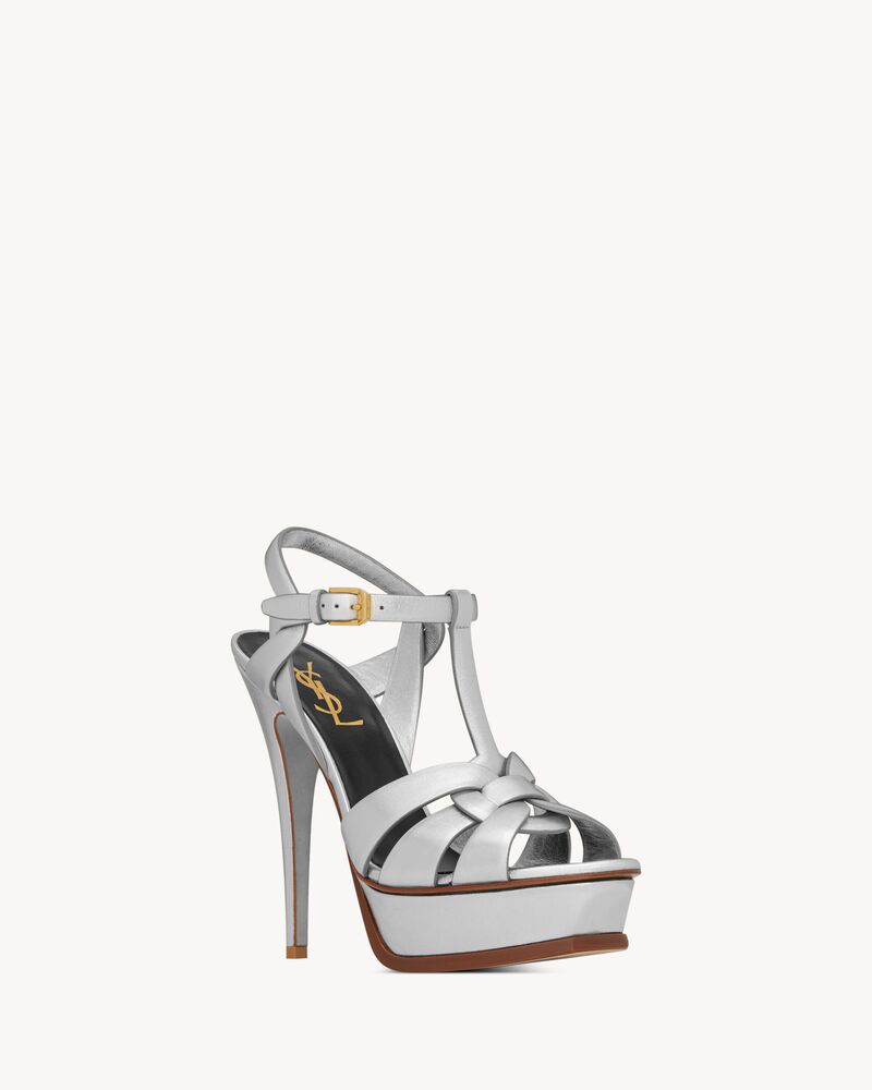 Saint laurent metallic sandals Clearance