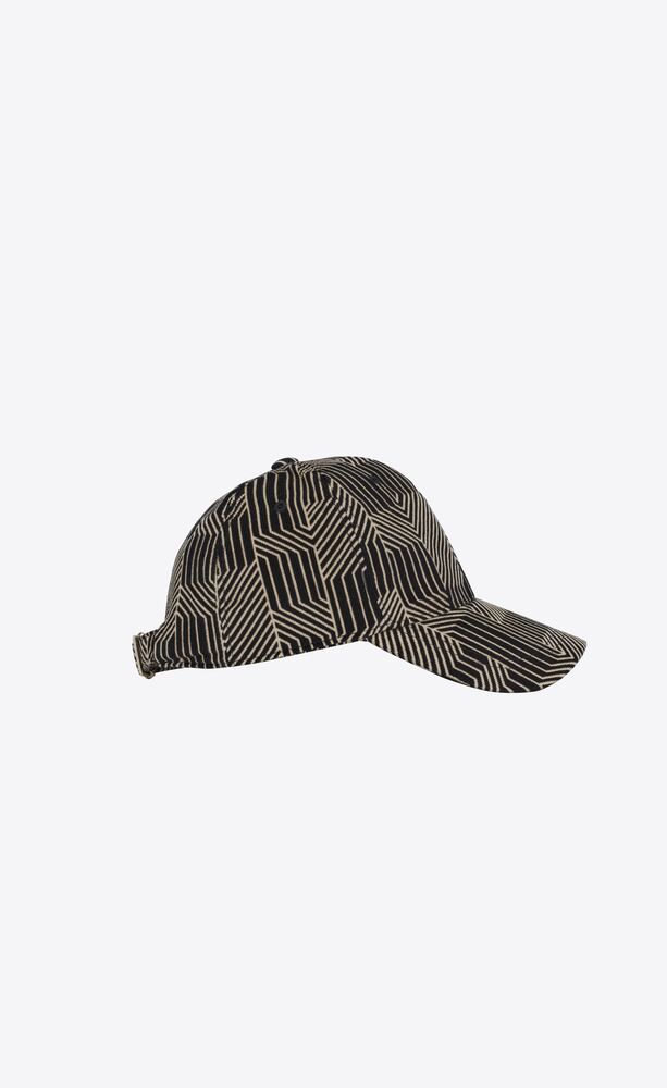 Labyrinth baseball cap in velvet | Saint Laurent Thailand | YSL.com