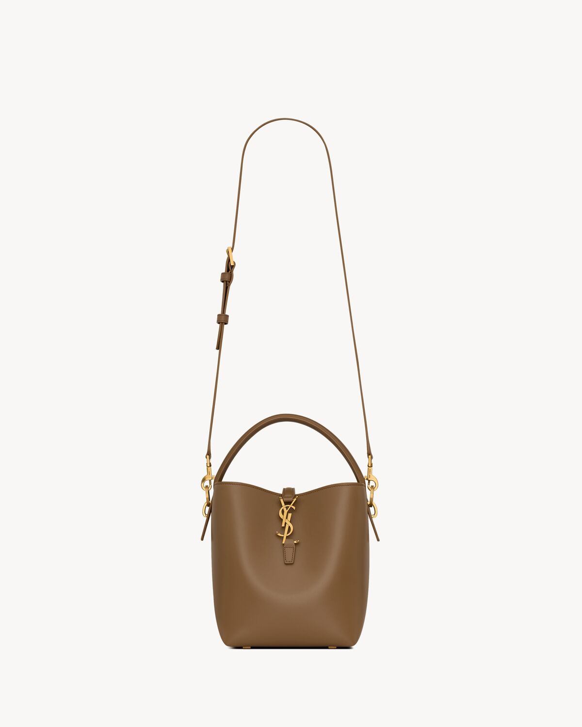 생로랑 샤이니 가죽 소재의 LE 37 스몰 토트백 7490362R20W2760