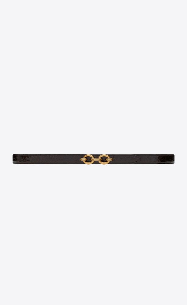 saint laurent skinny belt