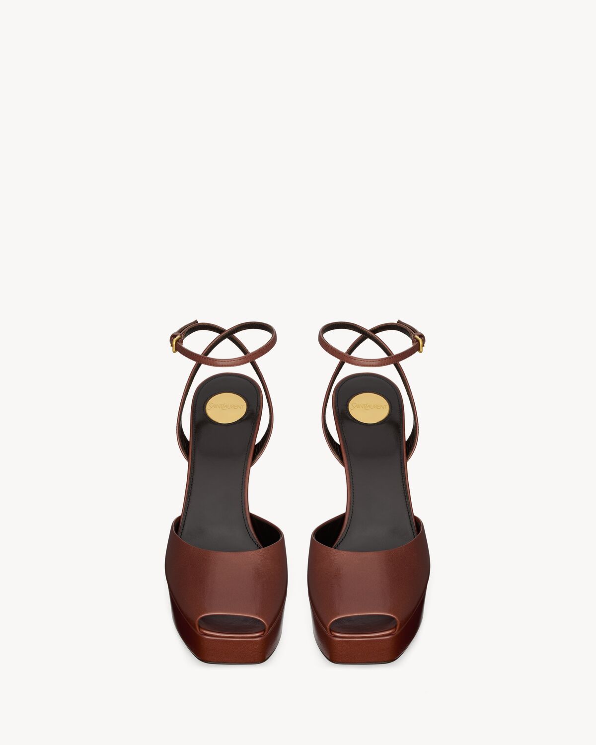la scandale platform sandals in smooth leather