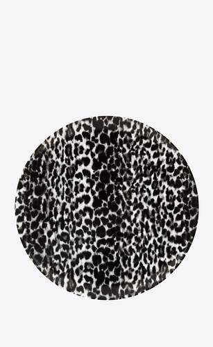 j.l coquet leopard plates