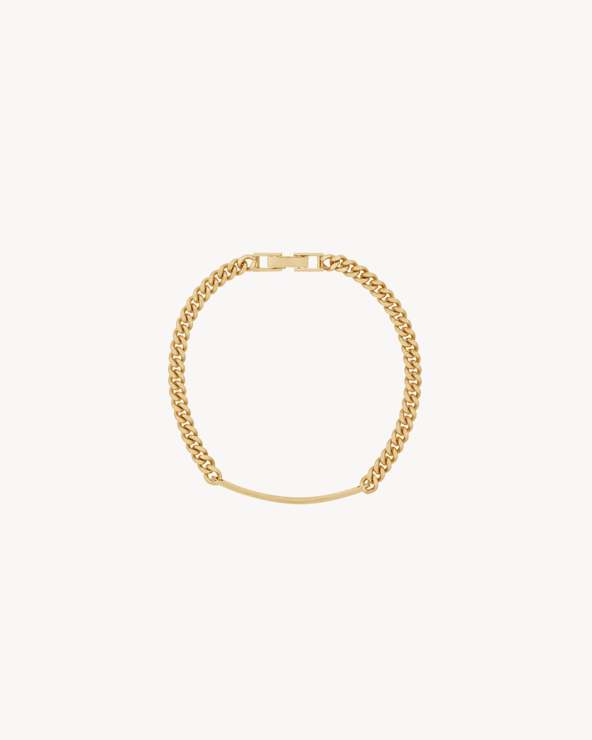 ID bracelet in 18K yellow gold