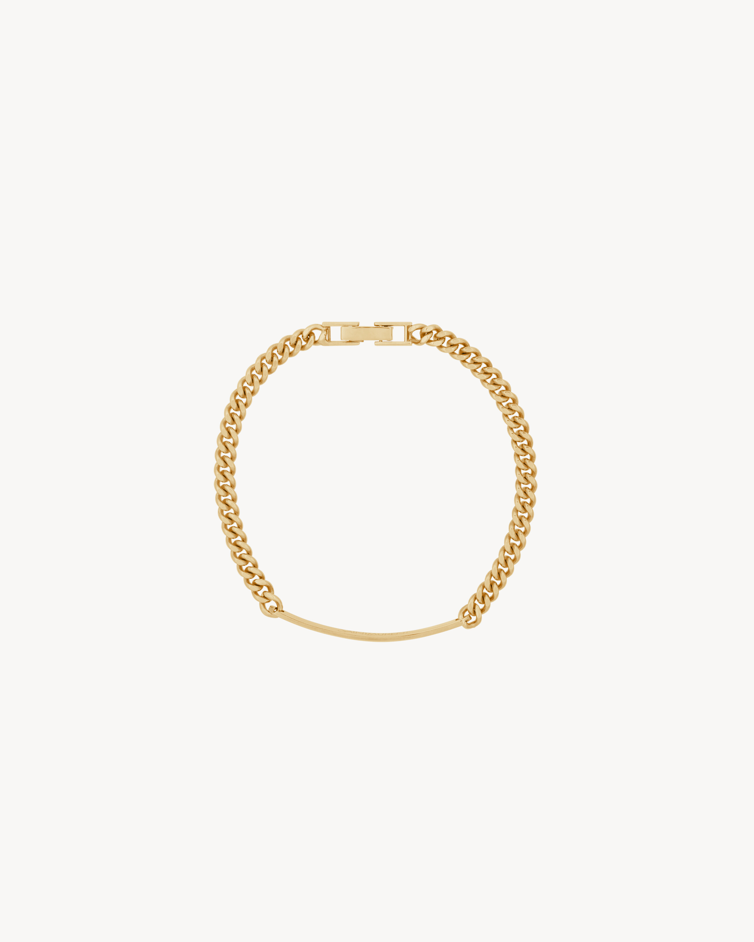 ID Armband aus 18 K Gelbgold