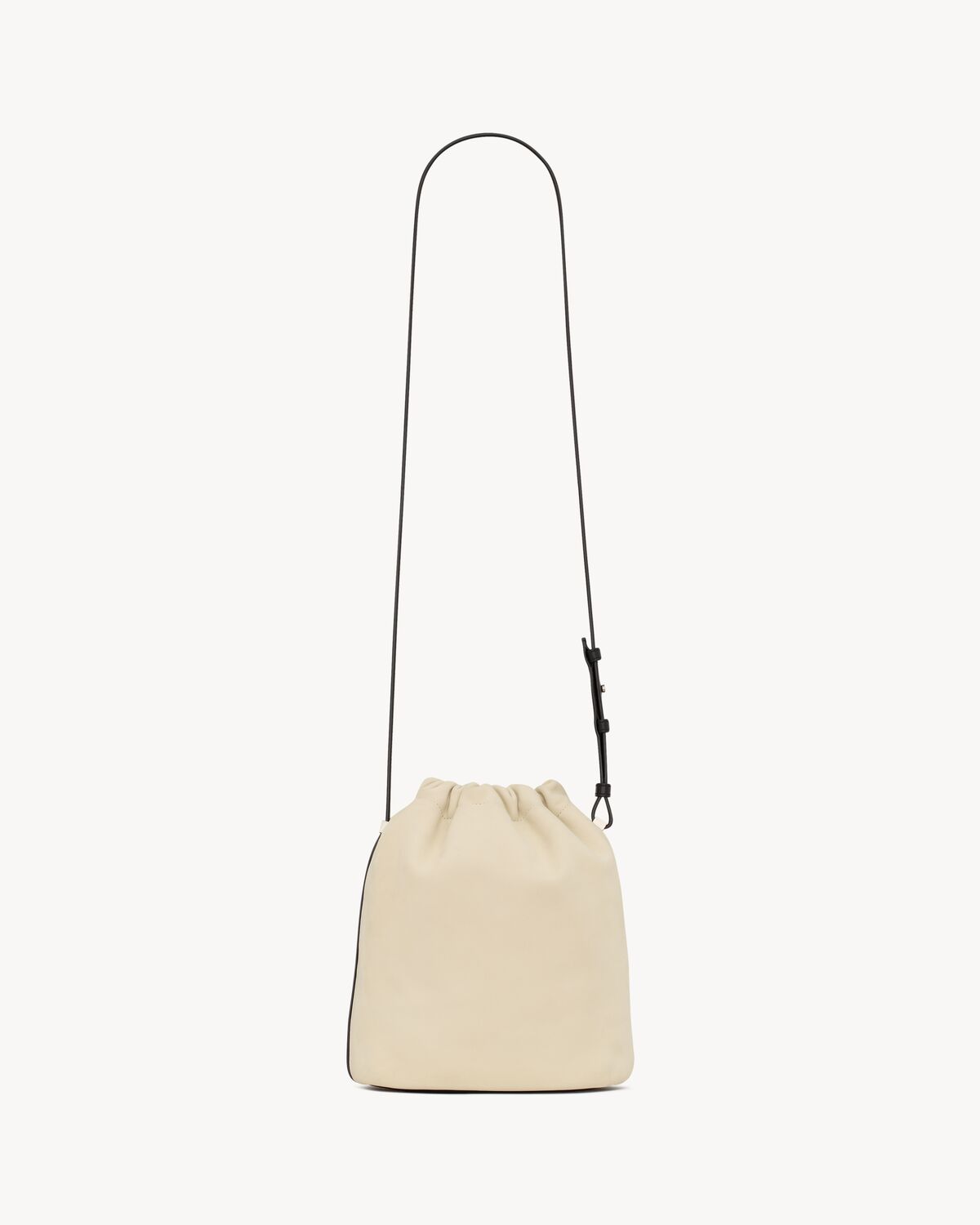 RIVE GAUCHE laced bucket bag in smooth leather