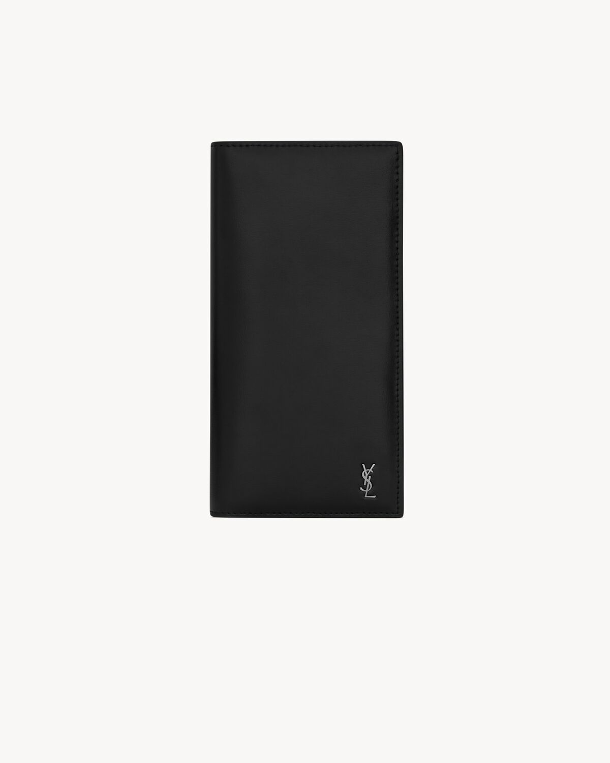 생로랑 매트 가죽 타이니 카산드라 컨티넨탈 지갑 6077461JB0E1000