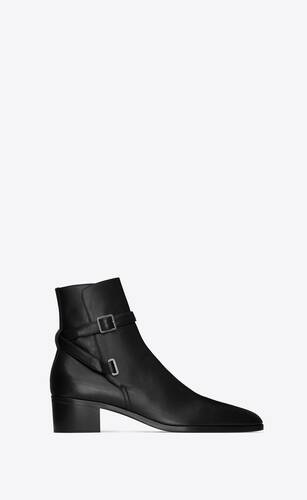 DORIAN jodhpur in smooth leather | Saint Laurent | YSL.com
