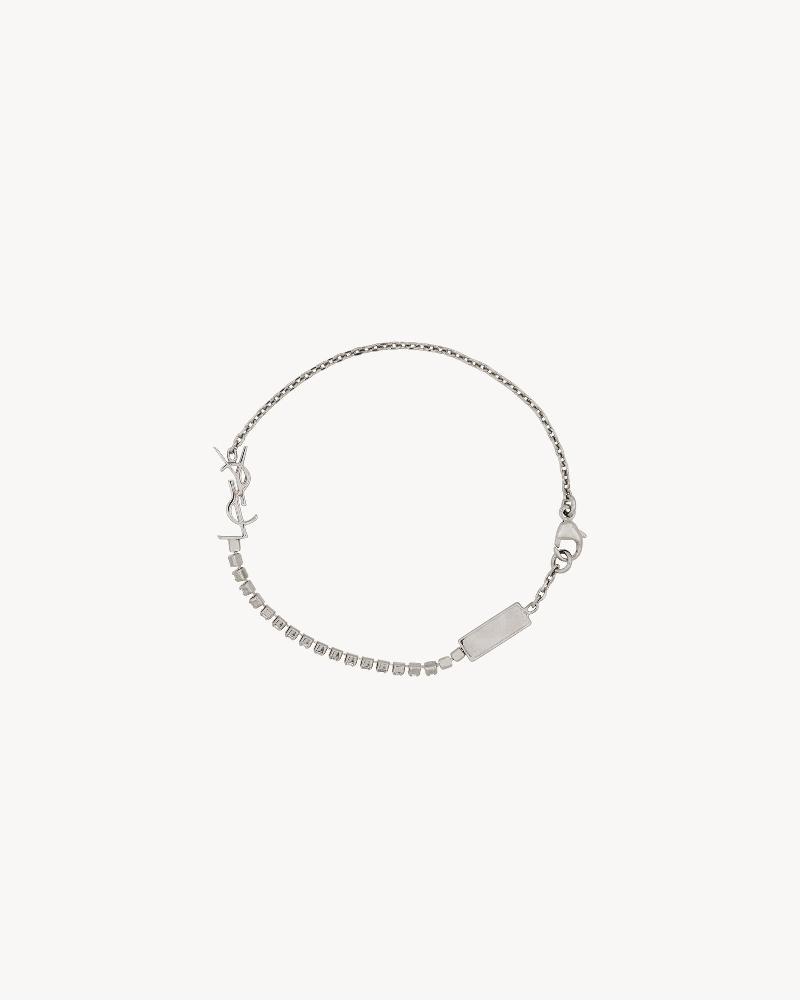saint laurent opyum charm bracelet in gold brass
