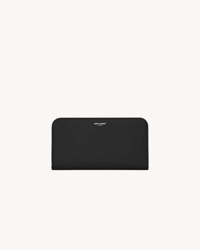 【送料&関税込】Saint Laurent Embossed Leather Zip Wallet Saint Laurent Crocodile-Embossed Leather Wallet | Saks Fifth