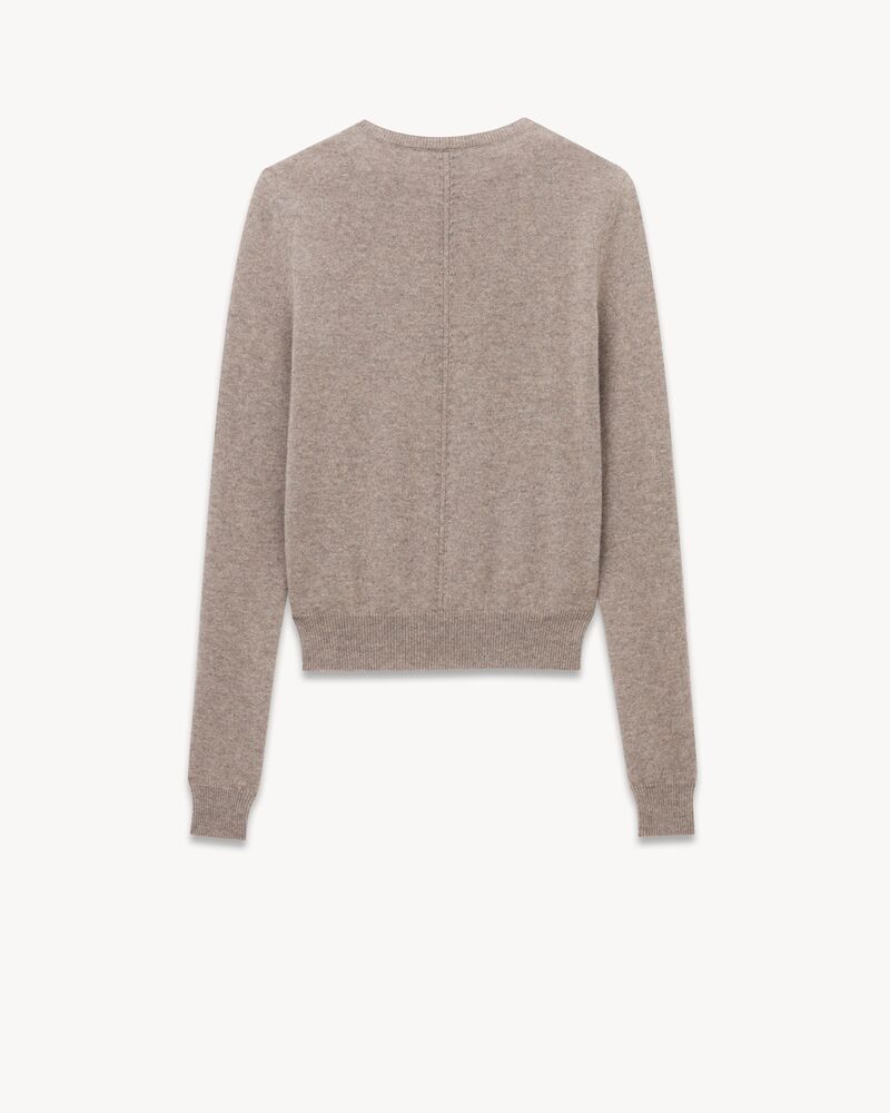 openwork sweater in cashmere