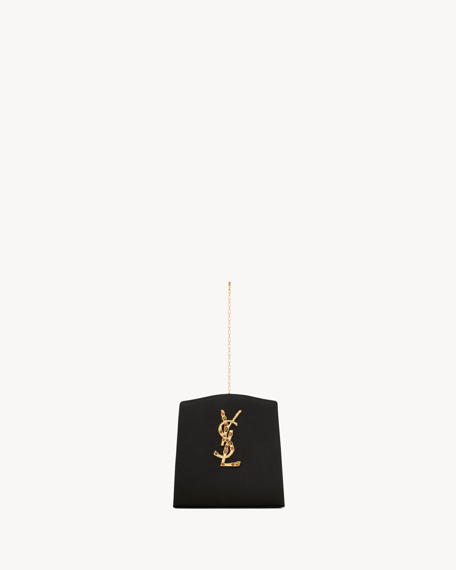 EVENING mini bracelet bag in satin | Saint Laurent | YSL.com