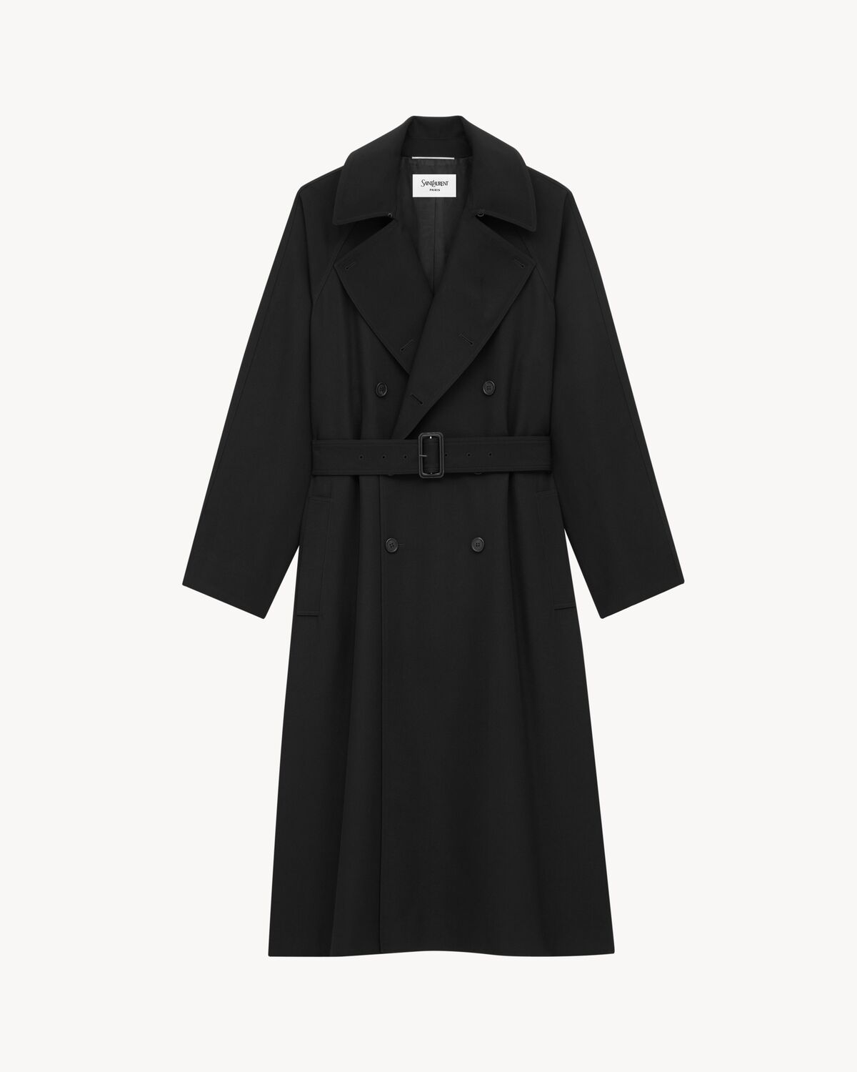 long coat in grain de poudre