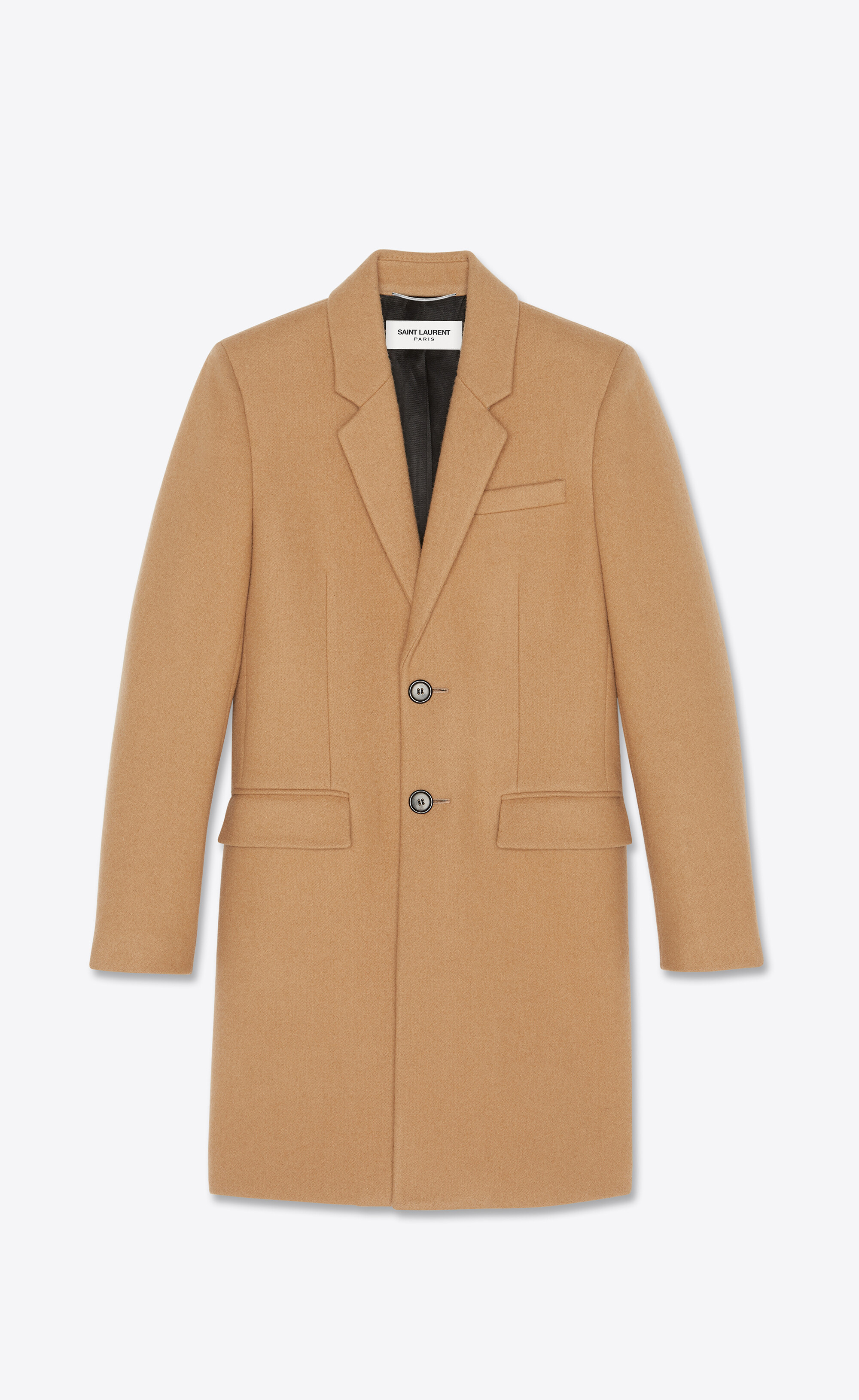 saint laurent wool coat