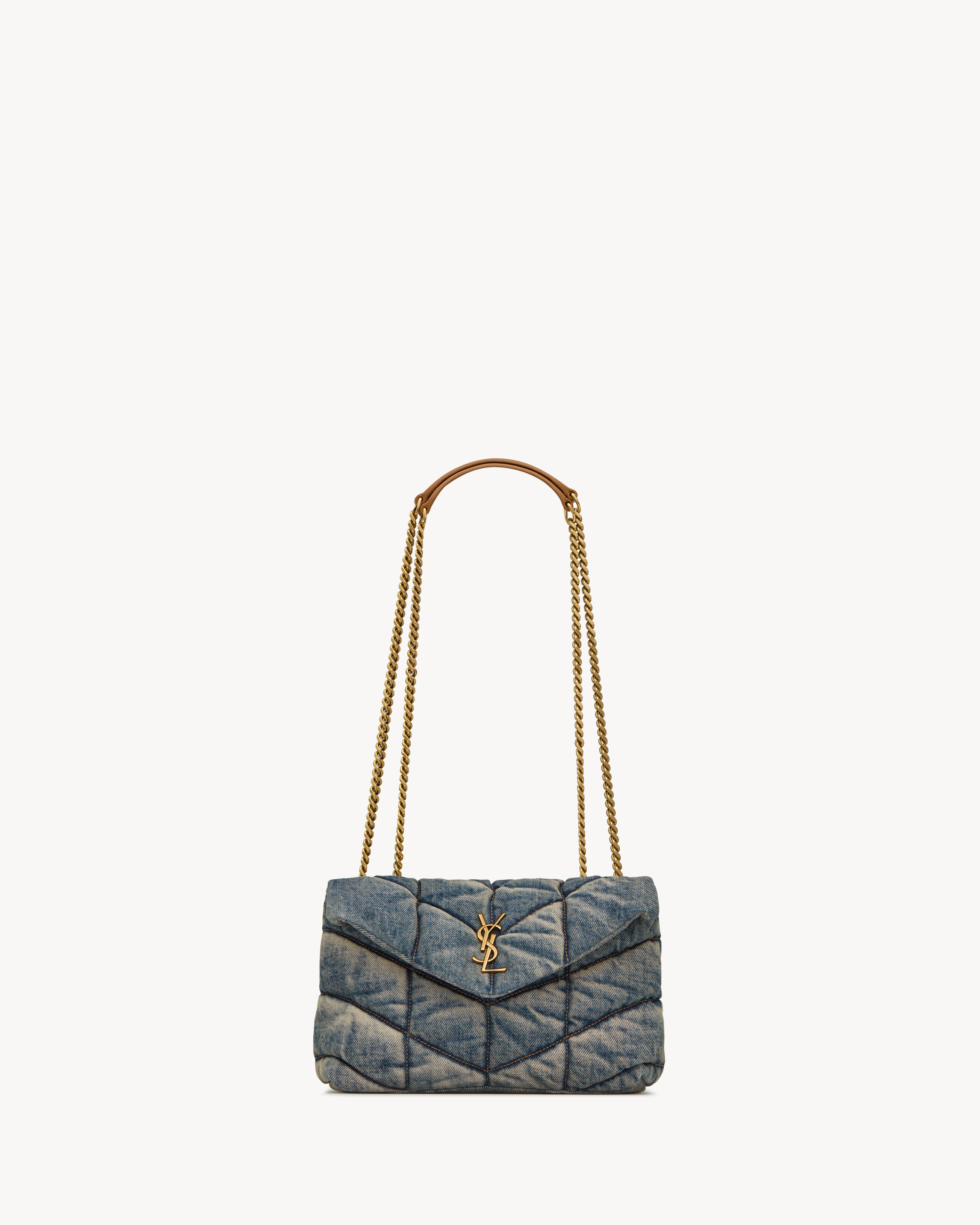 PUFFER TOY IN DENIM | Saint Laurent | YSL.com