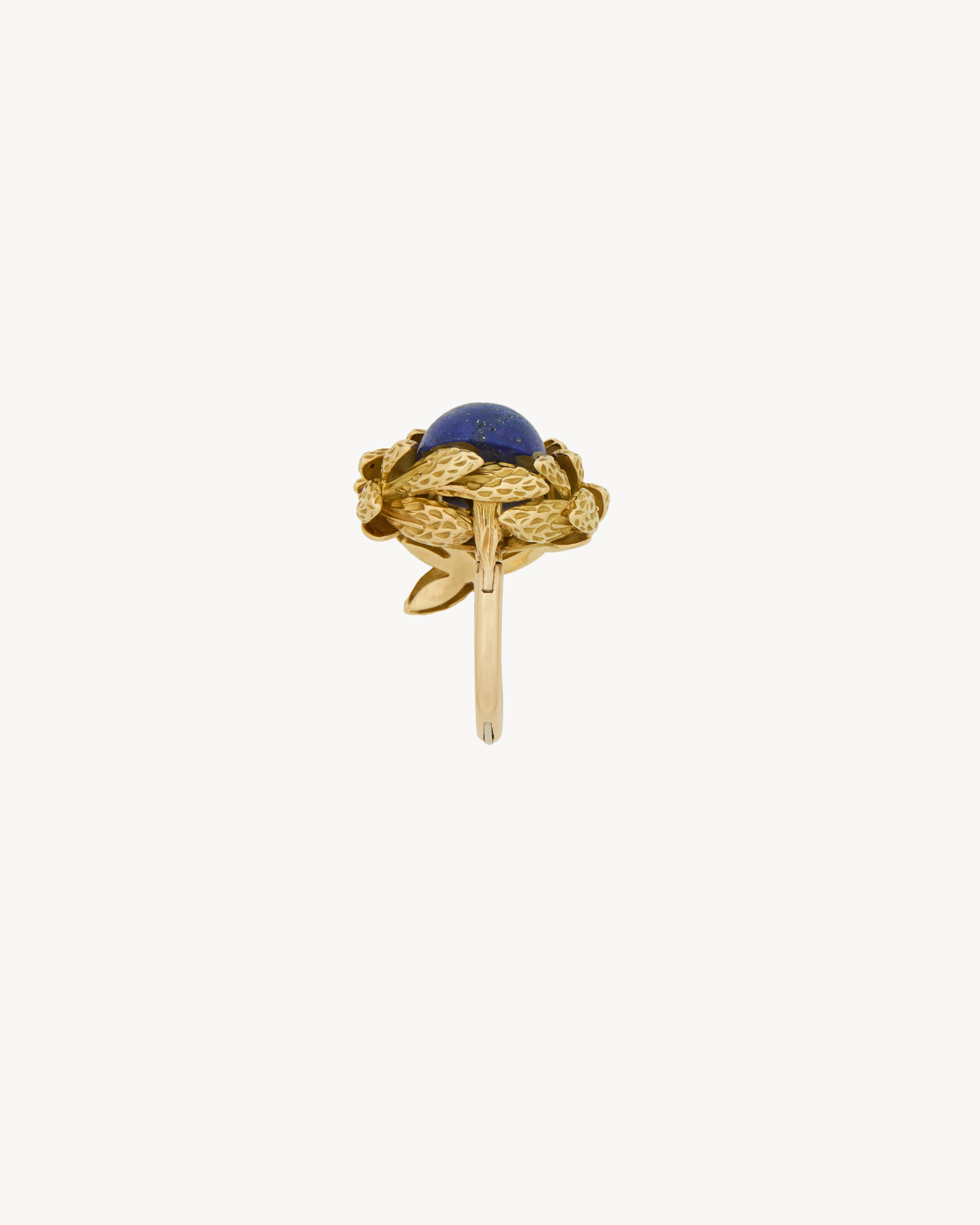 VINTAGE RING IN YELLOW GOLD AND LAPIS LAZULI
