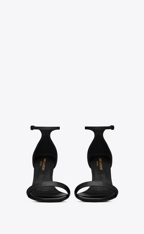 Amber sandals in leather | Saint Laurent | YSL.com