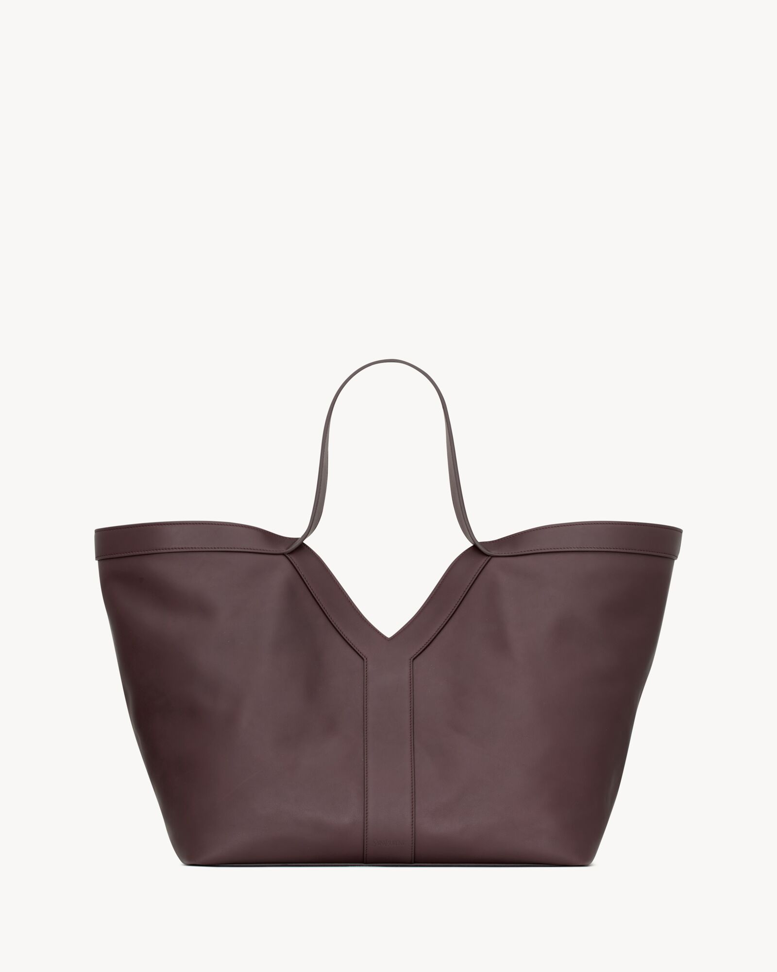 Y tote in leather — 817602AAEZ36996