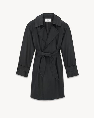 Satin trench 2024 coat h&m