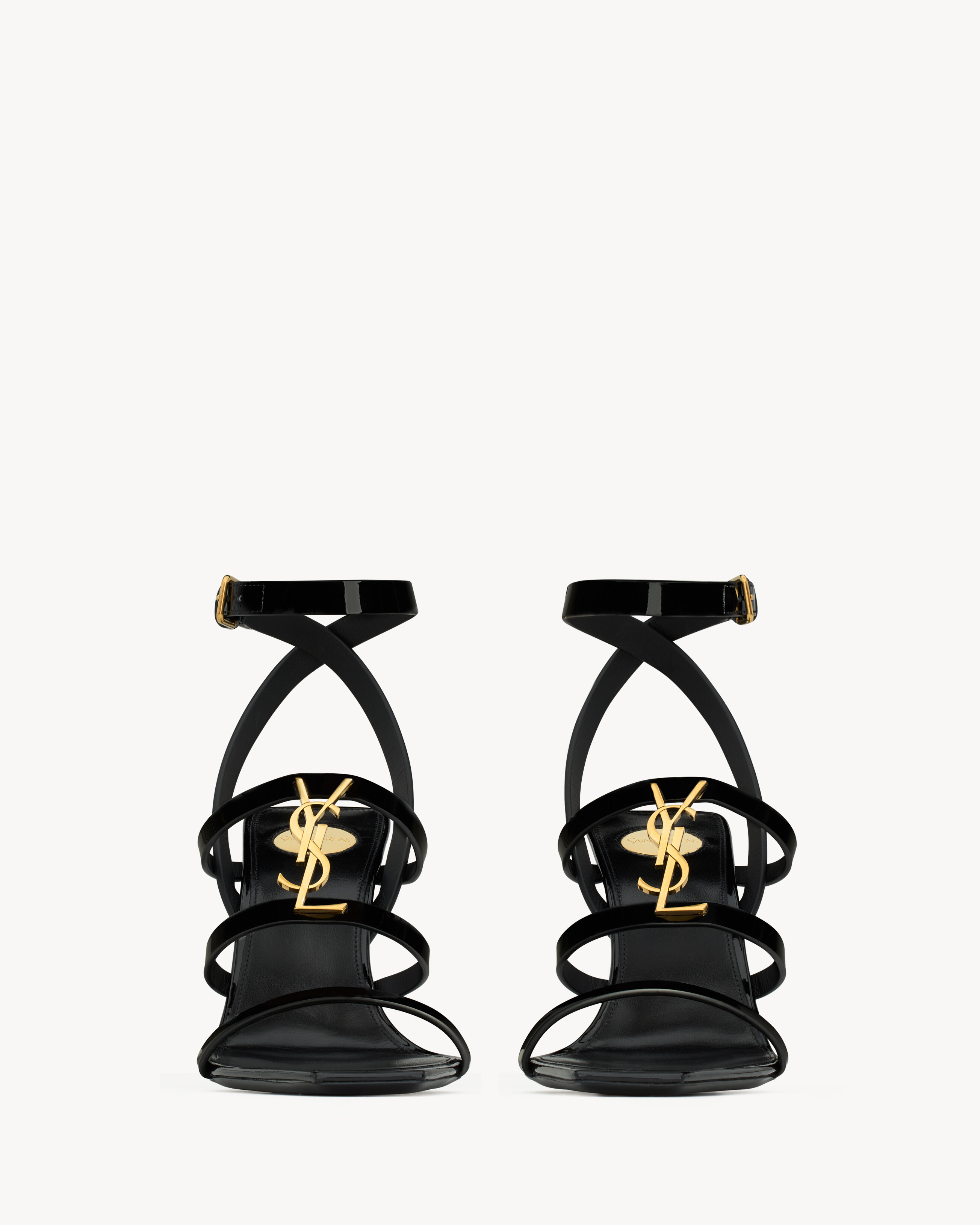 Cassandra Sandalen aus Lackleder