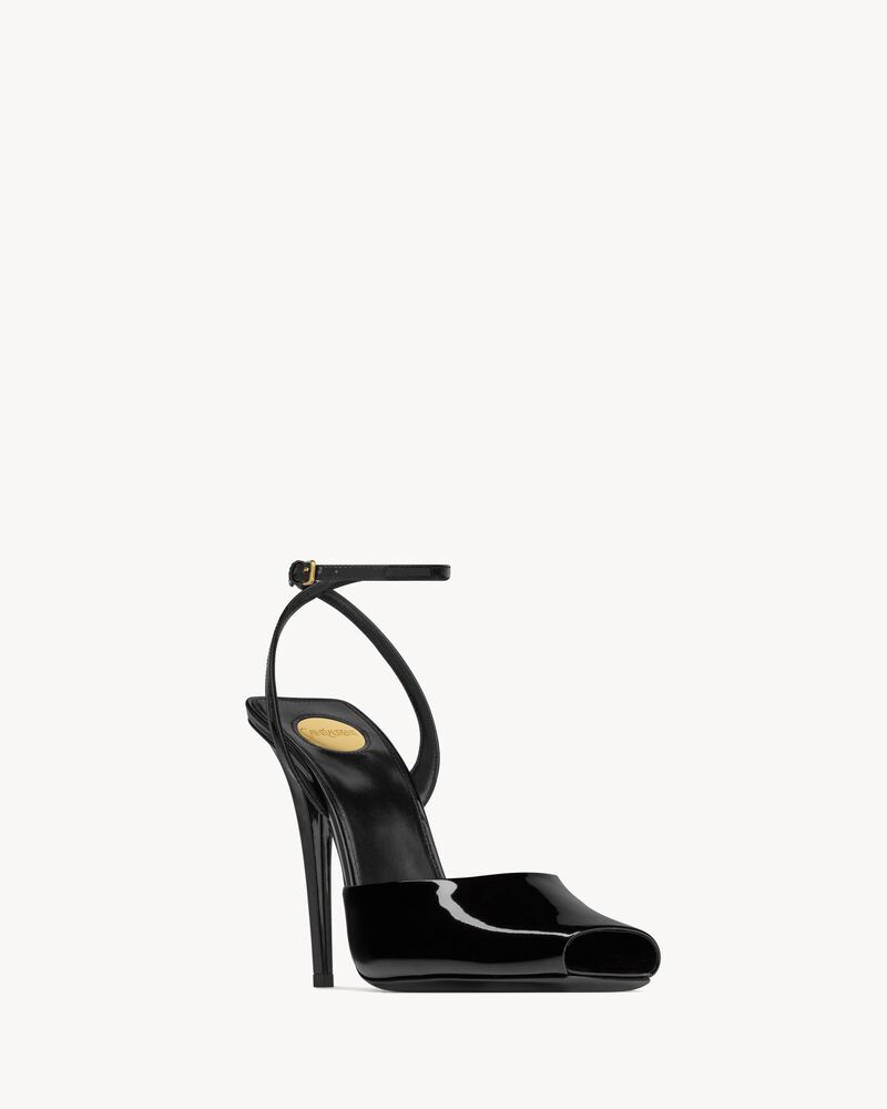 LA SCANDALE sandals in patent leather