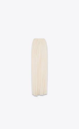long pleated skirt in jersey