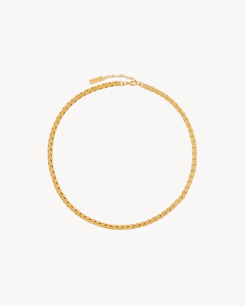 ROPE-CHAIN NECKLACE IN METAL