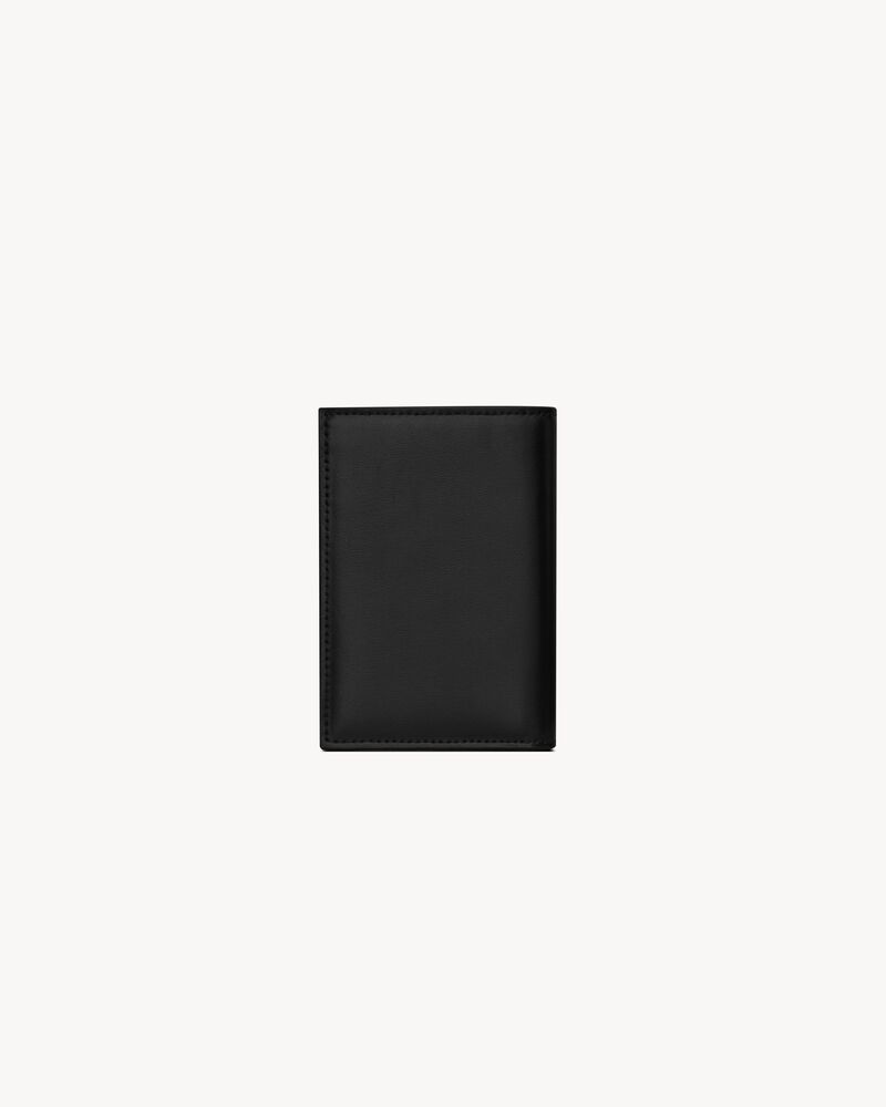 TINY CASSANDRE credit card wallet in matte leather