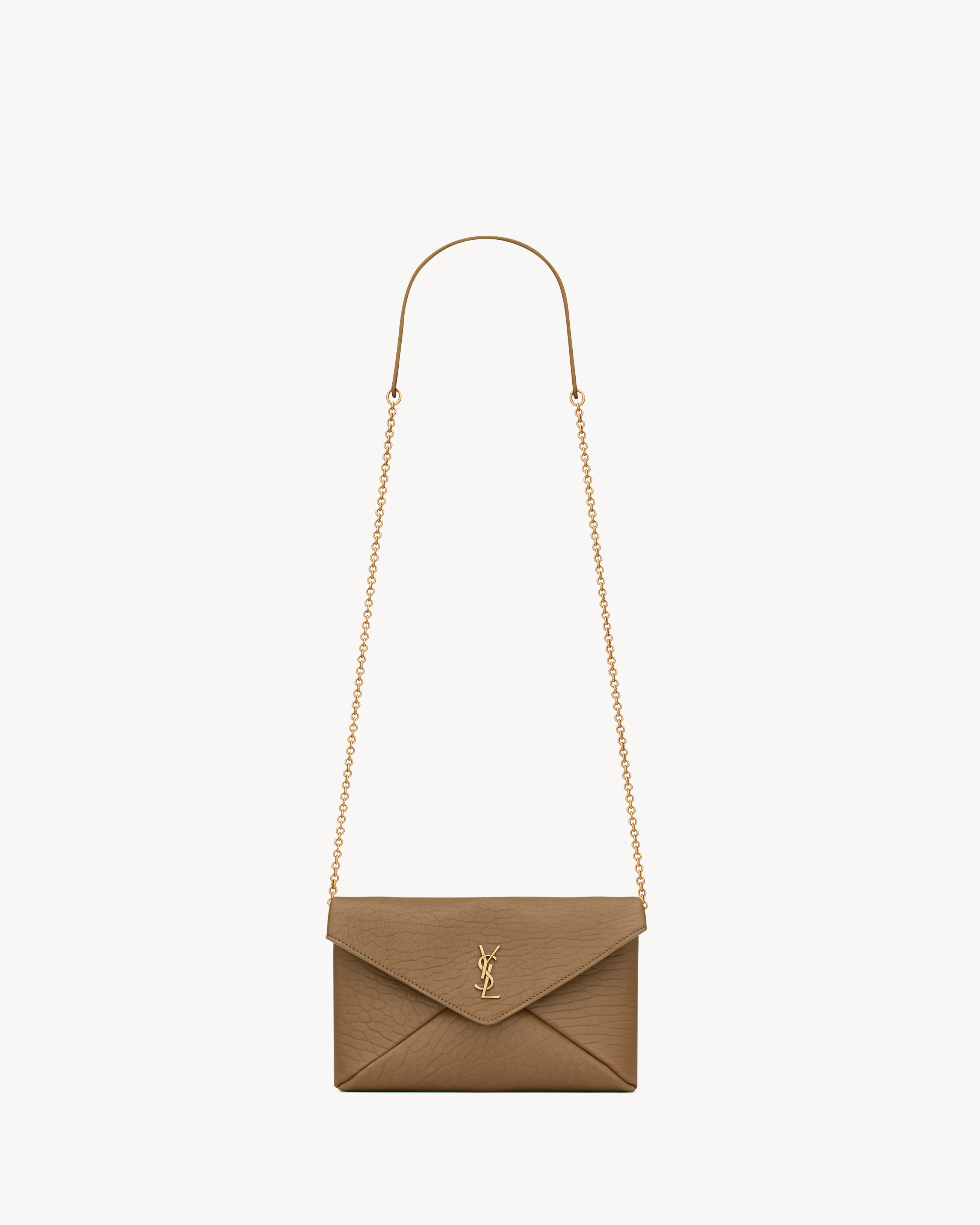CASSANDRE Clutch mit Kette aus Lammleder