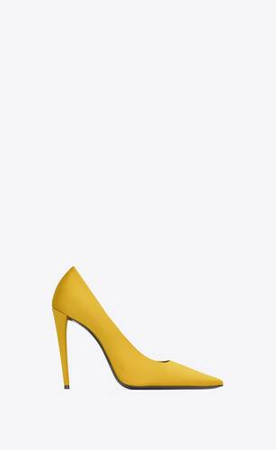 Gomelly High Heels for Women Pointed Toe Dress Shoes Stiletto Heels Party Pumps  Yellow 7 - Walmart.com