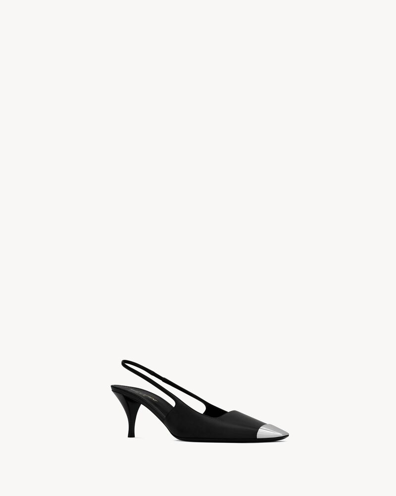 Zapatos de salón slingback Blade de piel lisa
