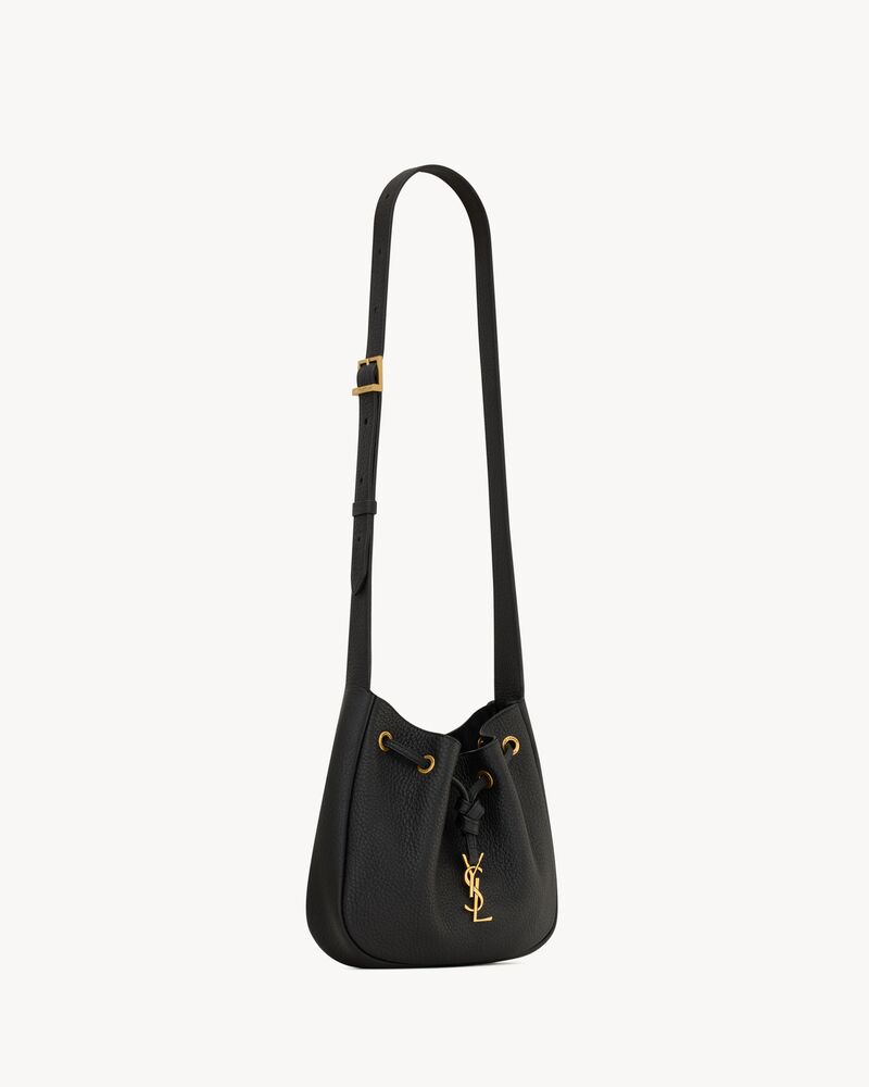 PARIS VII mini hobo in grained leather