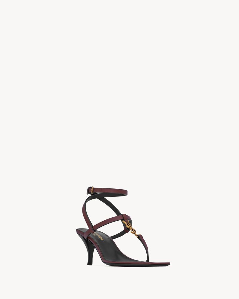 Sandalias CASSANDRA de piel lisa