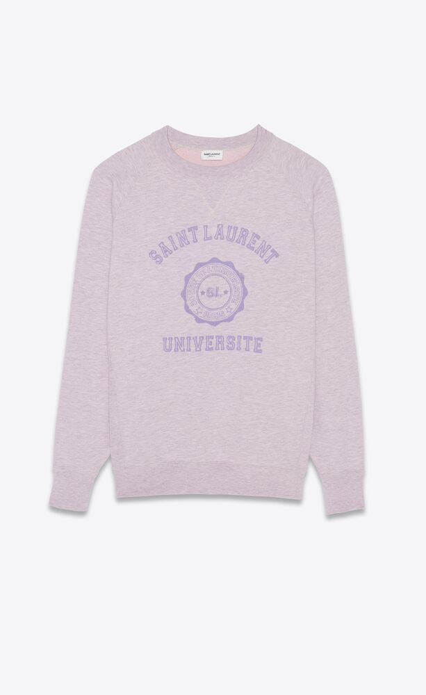"saint laurent université" sweatshirt