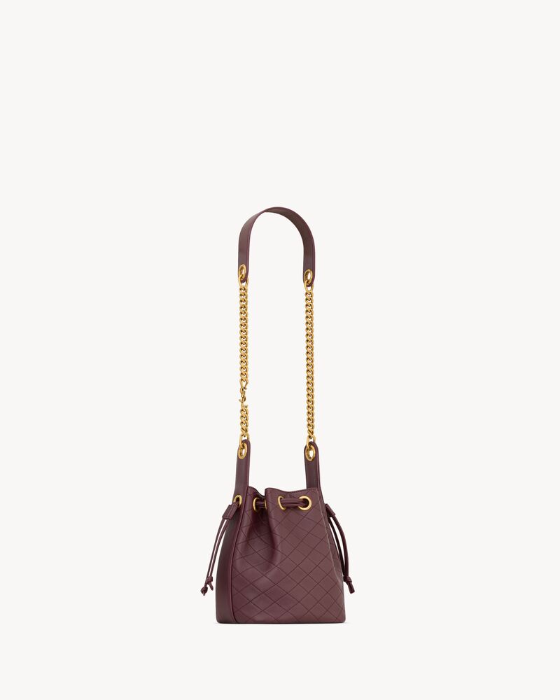 CASSANDRE bucket bag in lambskin