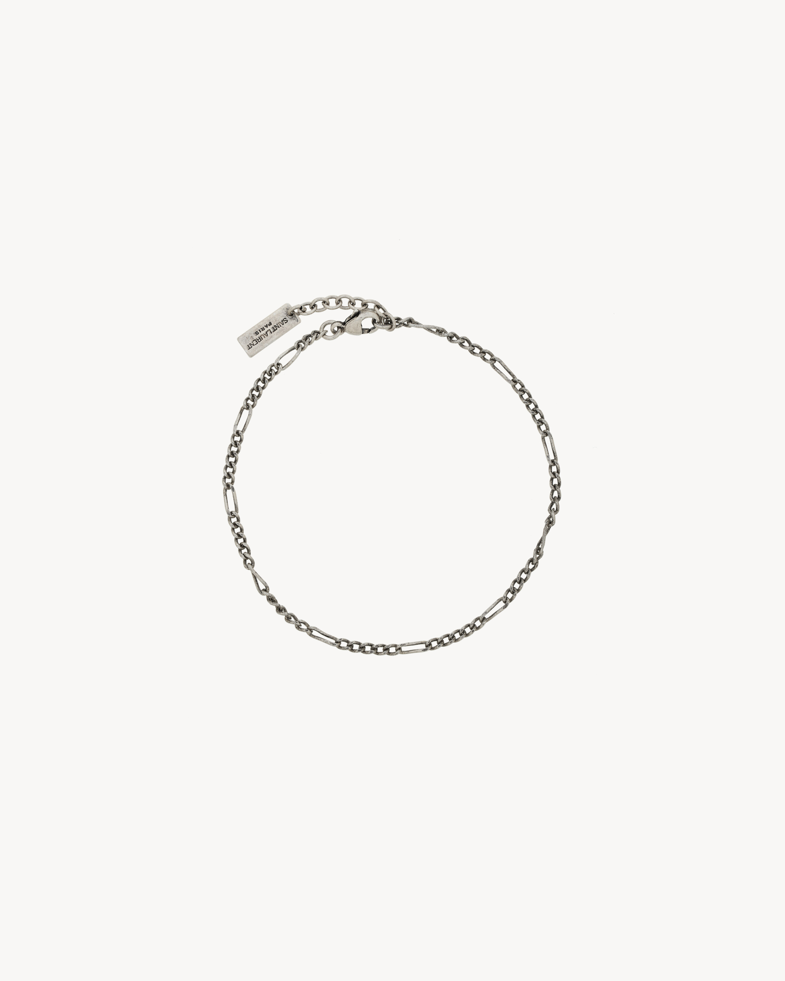 figaro chain bracelet in metal