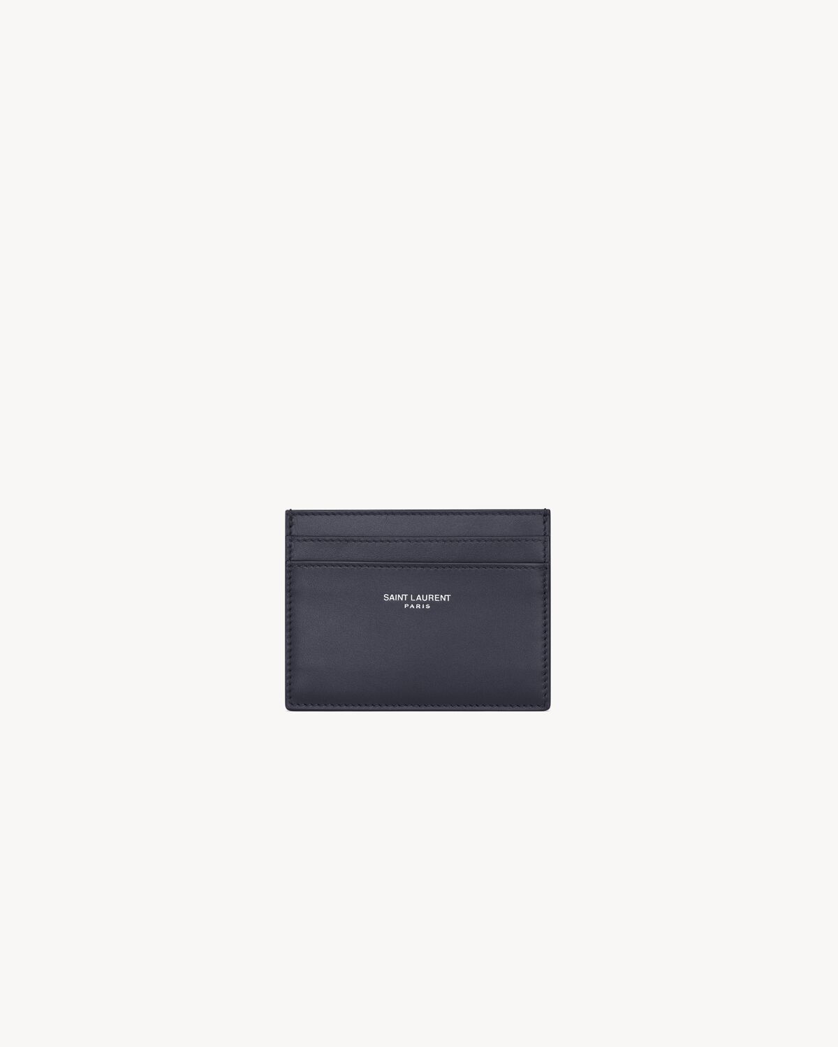 saint laurent paris card case in smooth leather