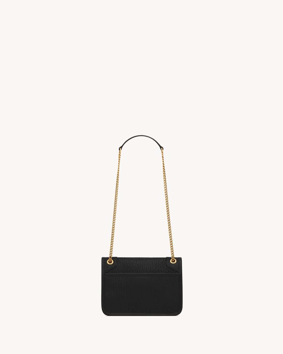 NIKI LARGE 32 IN BLACK ELEPHANT PATTERN LAMBSKIN