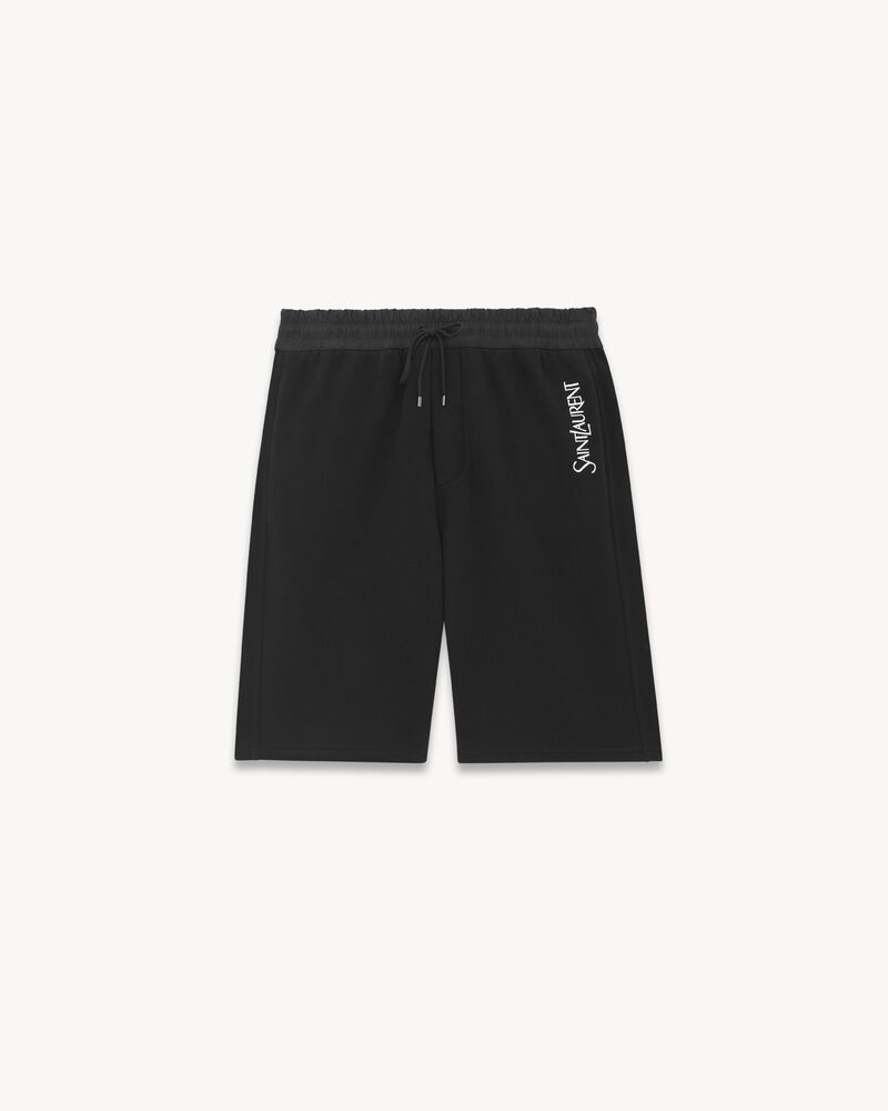 SAINT LAURENT BERMUDA IN FLEECE