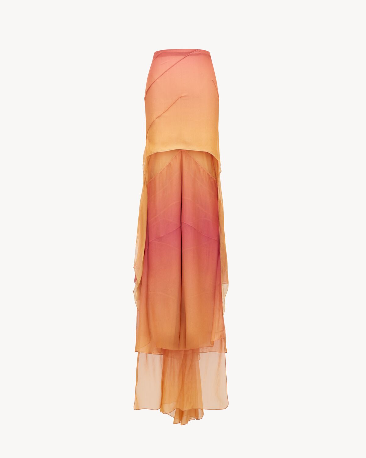 cascade skirt in silk muslin