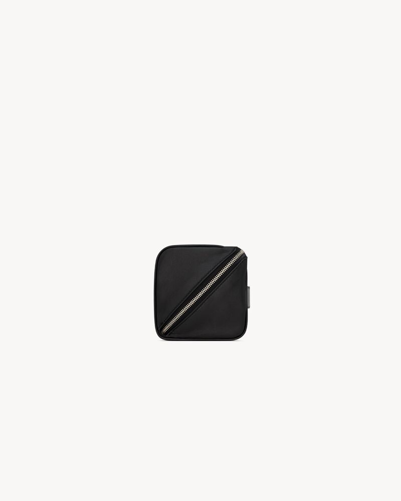 SAINT LAURENT PARIS small vanity case in smooth leather
