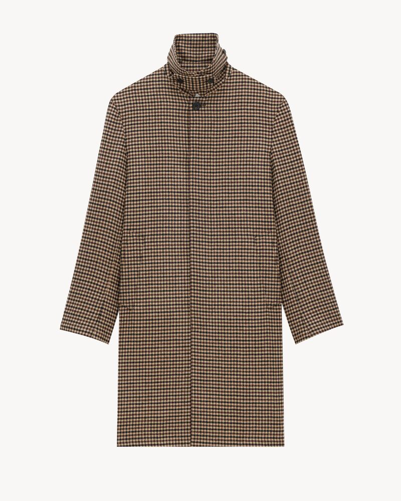 mac coat in vichy check