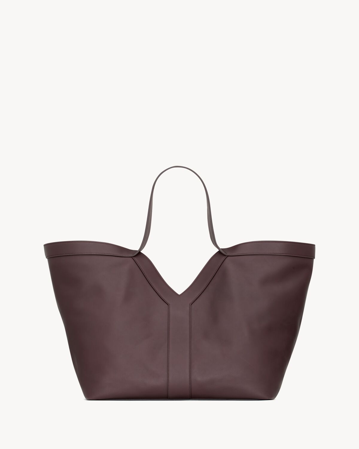 y tote in leather