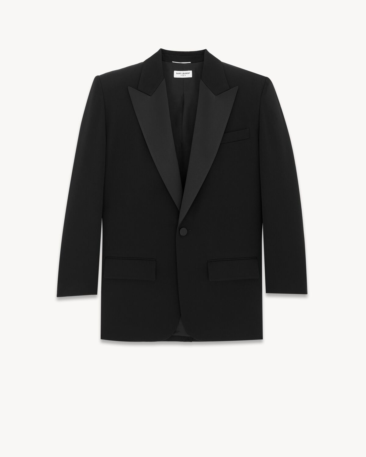 oversized tuxedo jacket in GRAIN DE POUDRE