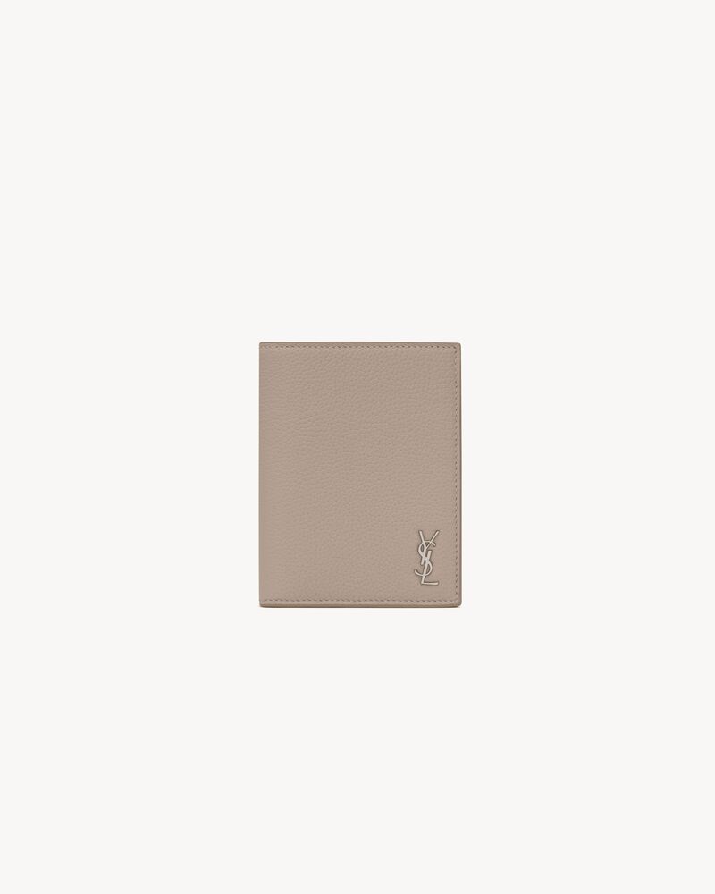 TINY CASSANDRE CREDIT CARD WALLET IN GRAINED LEATHER