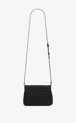 Cloth crossbody bag Yves Saint Laurent Black in Cloth - 31500146