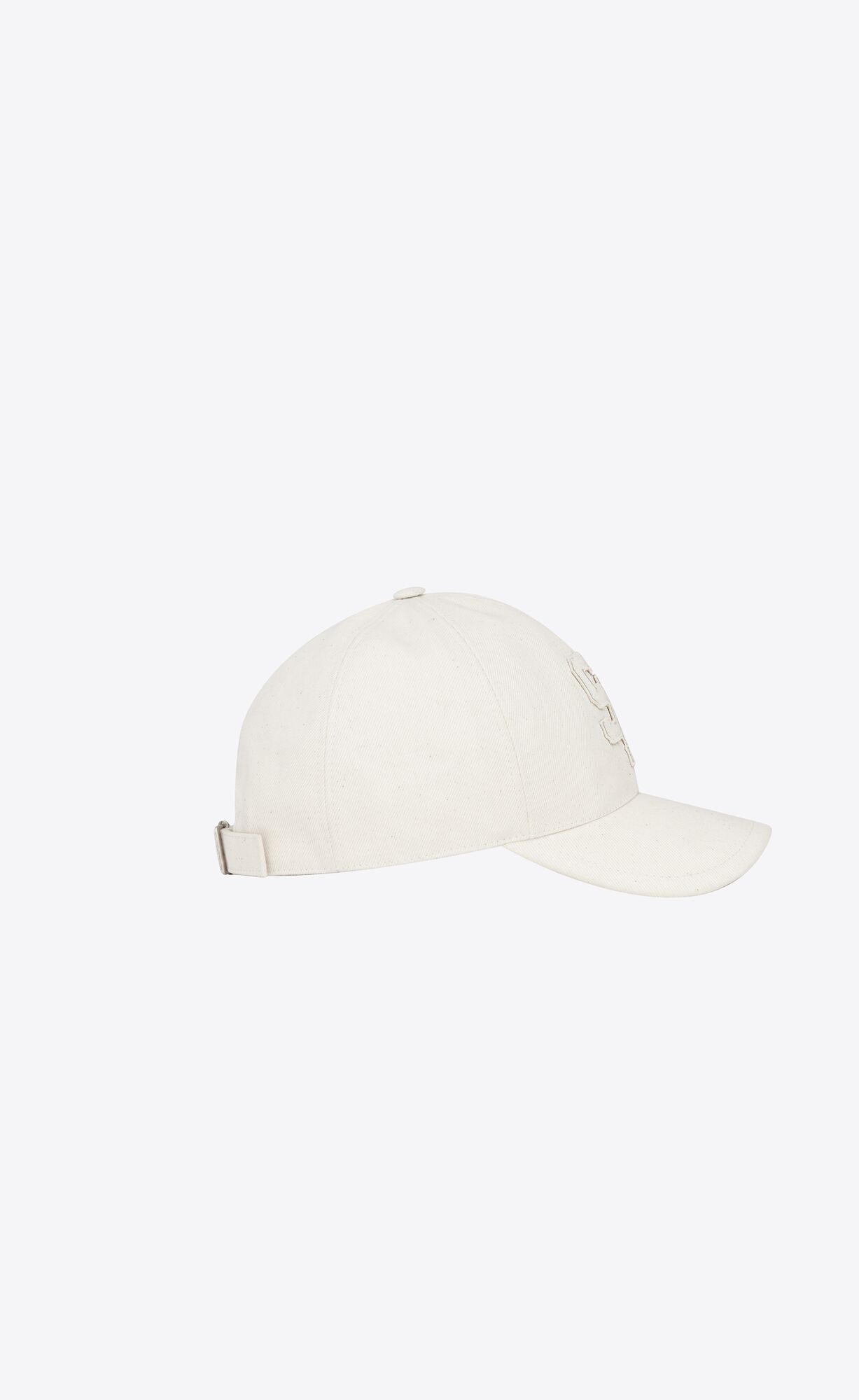 SL Baseball cap in cotton canvas | Saint Laurent | YSL.com