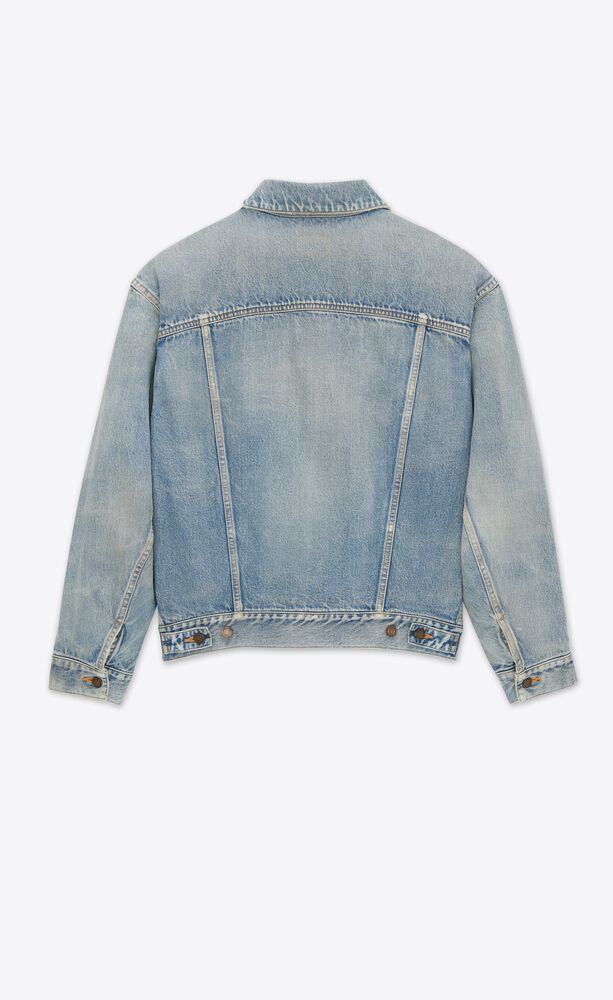 Saint laurent denim jacket womens sale