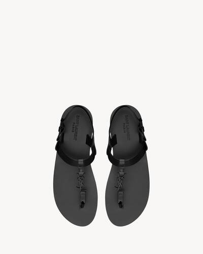 サンダル SAINT LAURENT Men Sandals Black 775806DWETT 1000 SAINT LAURENT: Shoes men - Black | Saint Laurent sandals