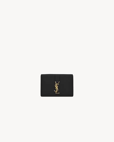 YSL  サンローラン　オリガミ　タイニーウォレット(グレインレザー)財布